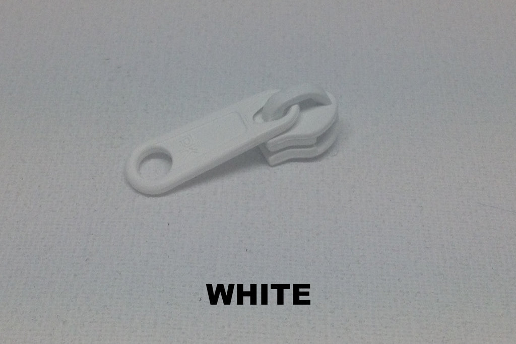 White Z590 plastic single slider