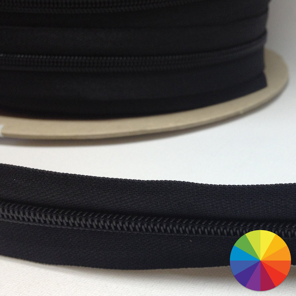 Z790 continuous coil zip available in multiple colours