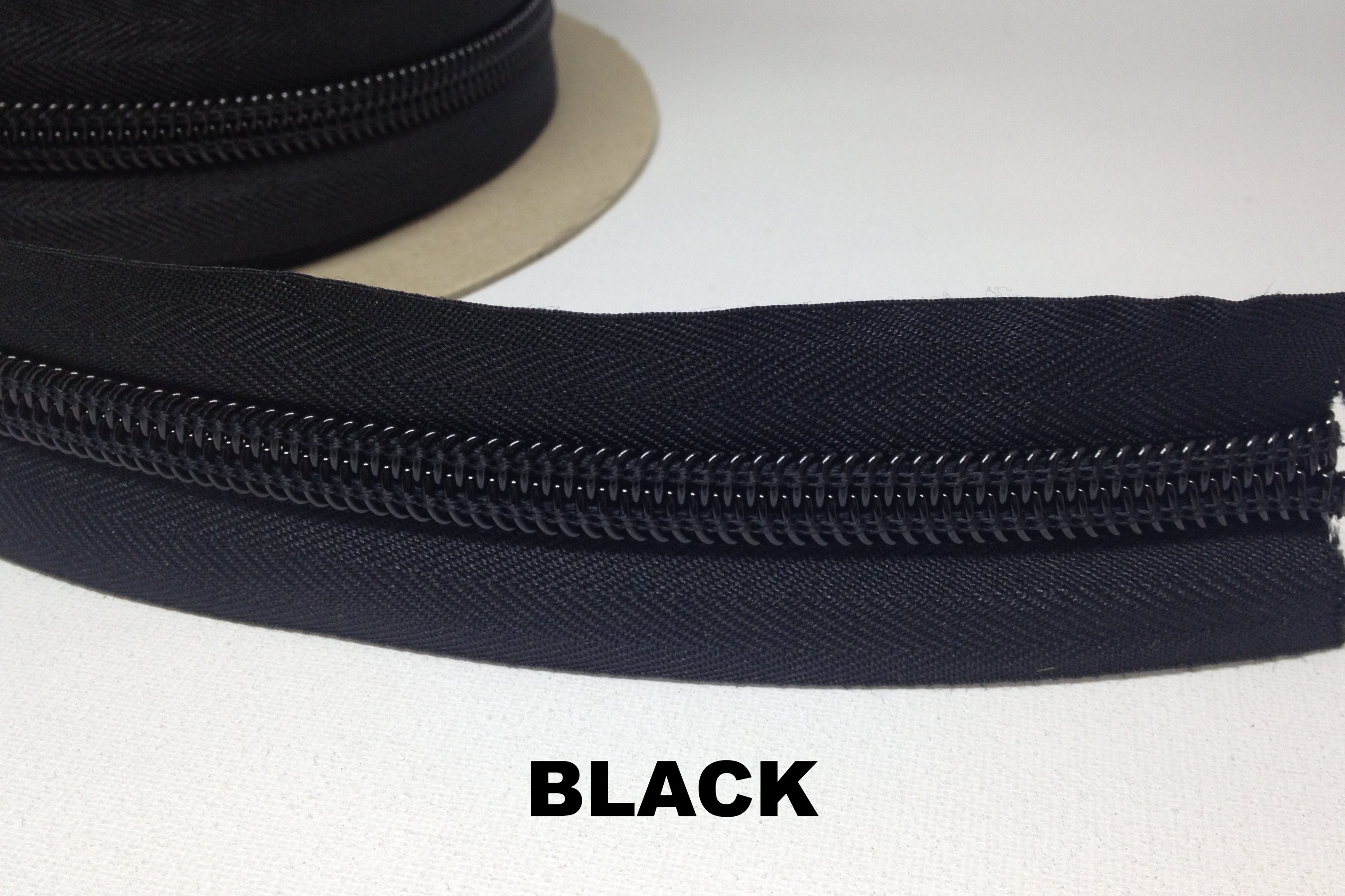 Coil Zip, Continuous coil zip, No.10 zip, beige continuous zip, 10mm ...