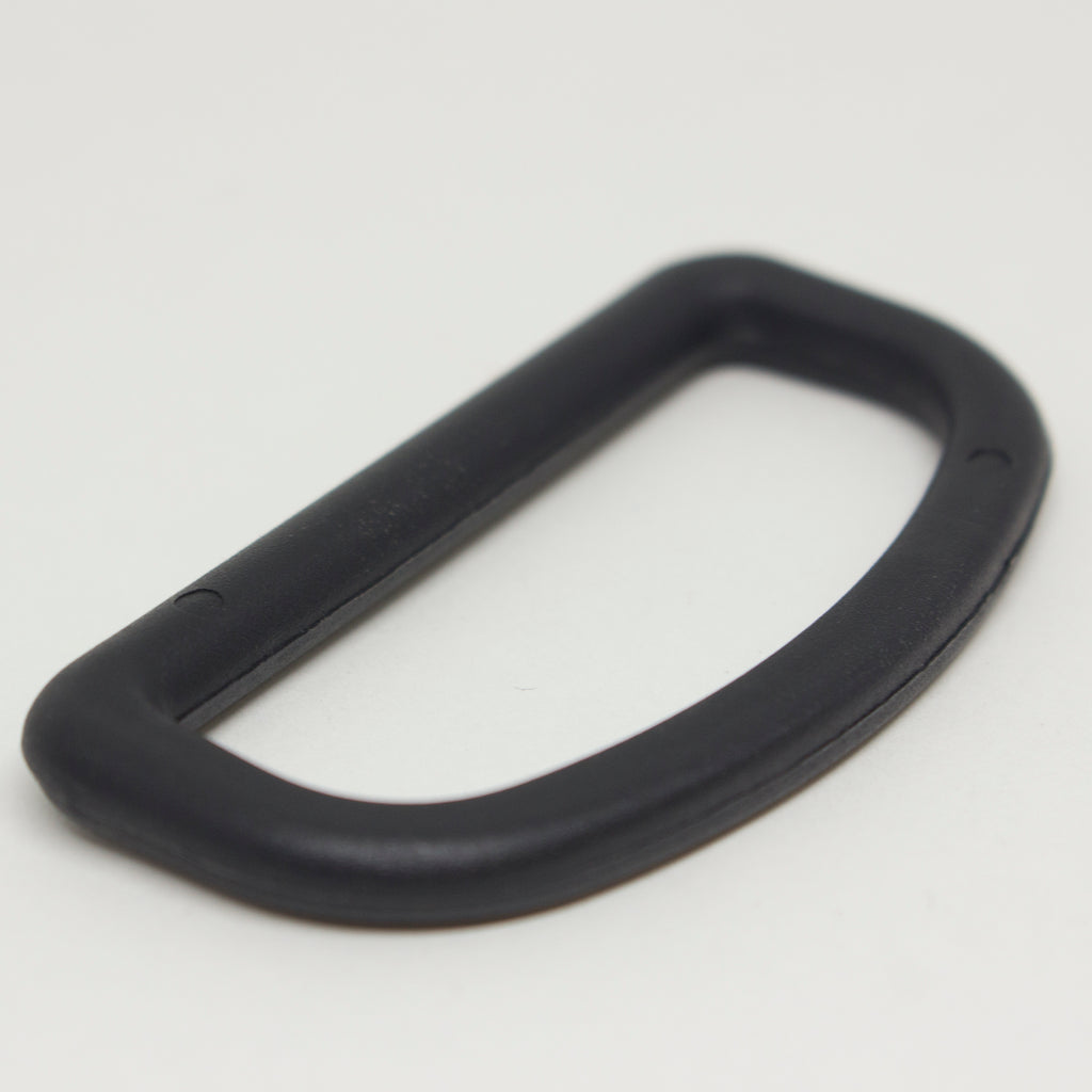 Black plastic 50 millimetre D ring from ITW Nexus