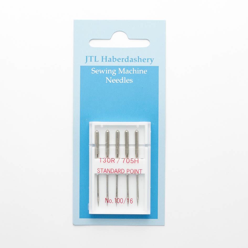 Pack of standard point heavy duty sewing machine needles from JTL Haberdashery
