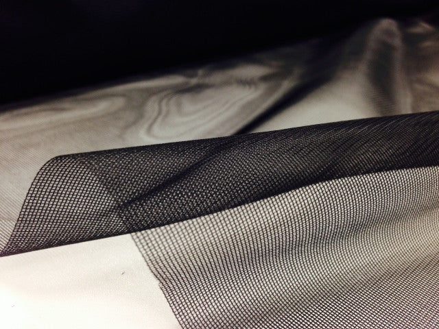 Black mosquito netting from Profabrics