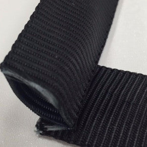 Black tubular webbing