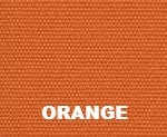 Orange Ventile breathable cotton fabric