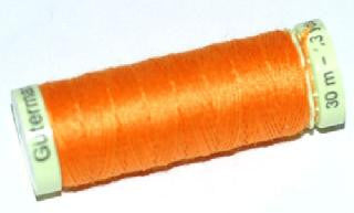 Orange Gutermann polyester thread 