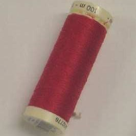 Red Gutermann polyester thread 