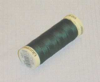 Forest green Gutermann polyester thread 