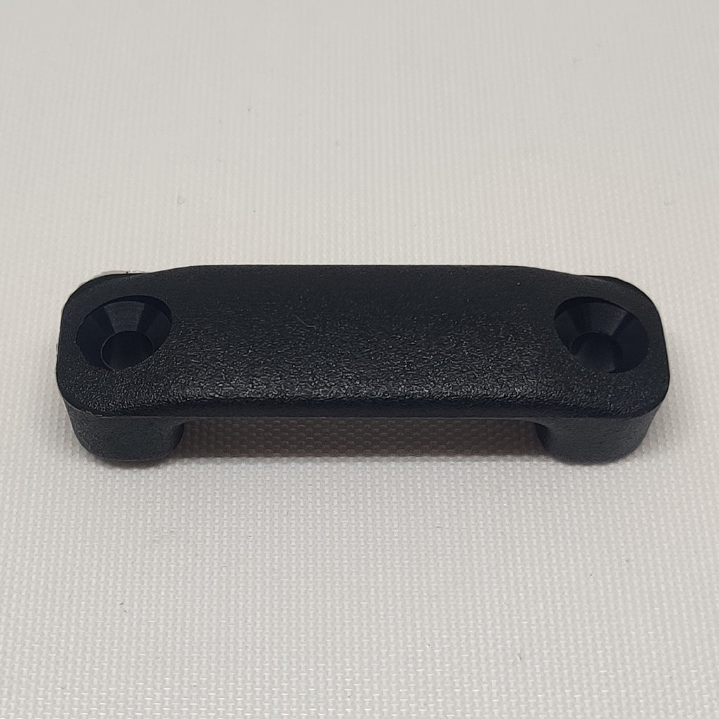 Black plastic 25 millimetre webbing bridge